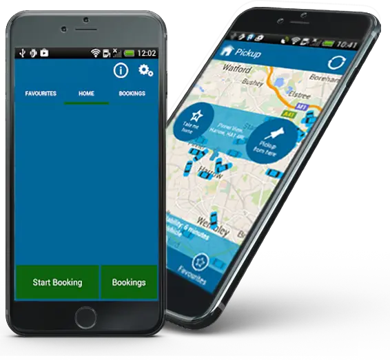 Bishops Stortford Airport Cab  Mobile App